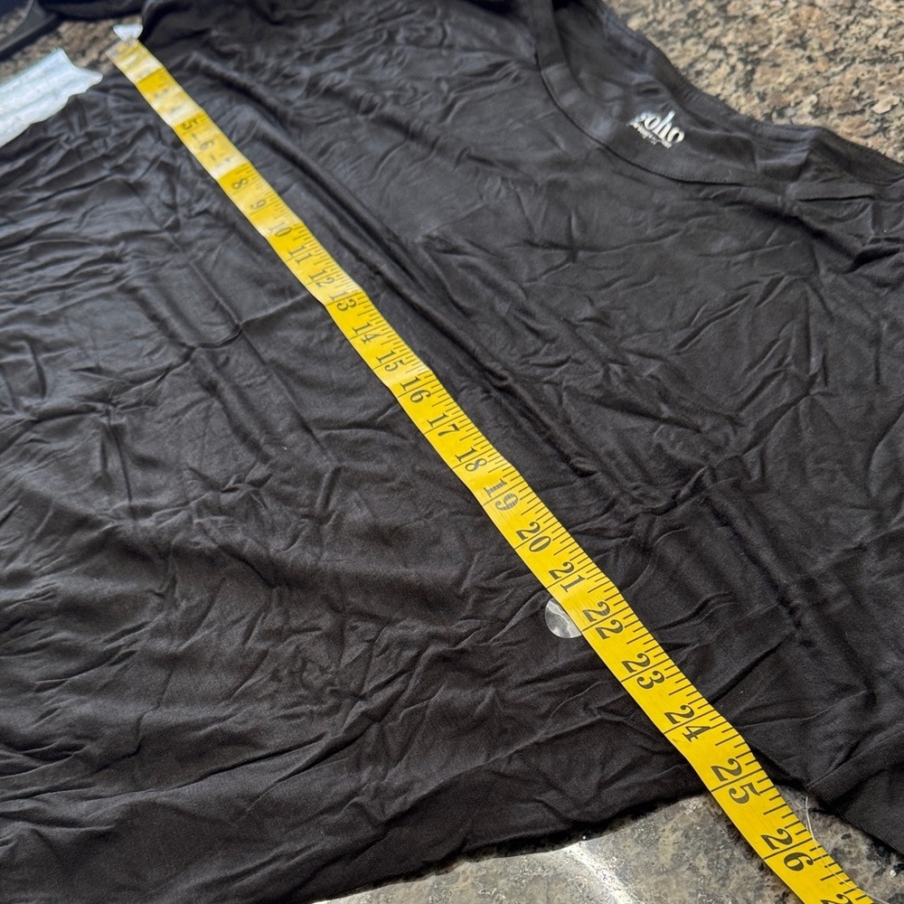 New York & Company Black tshirt soft Top NWT L - Picture 9 of 12